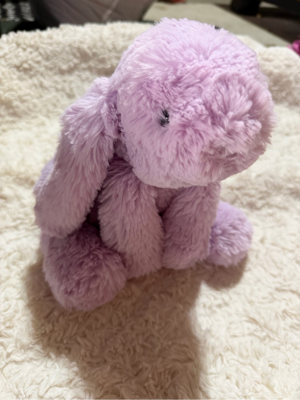 Retired Lavender Smudge Jellycat Bunny